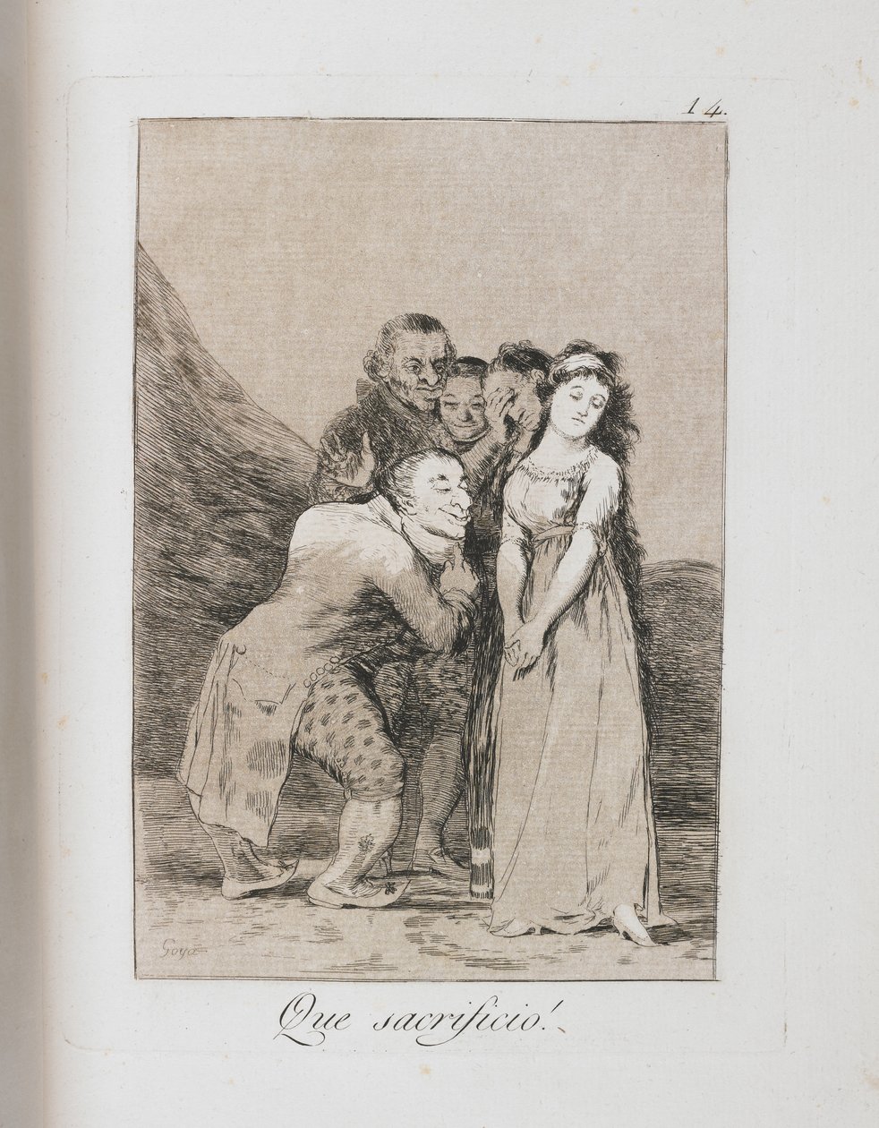 来自Los Caprichos的板块，1797-1798 作者 弗朗西斯科·德·戈雅