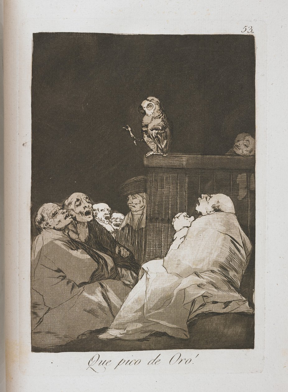 来自Los Caprichos的板块，1797-1798 作者 弗朗西斯科·德·戈雅