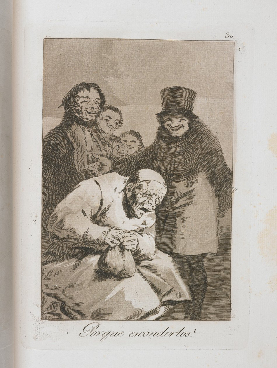 来自Los Caprichos的板块，1797-1798 作者 弗朗西斯科·德·戈雅