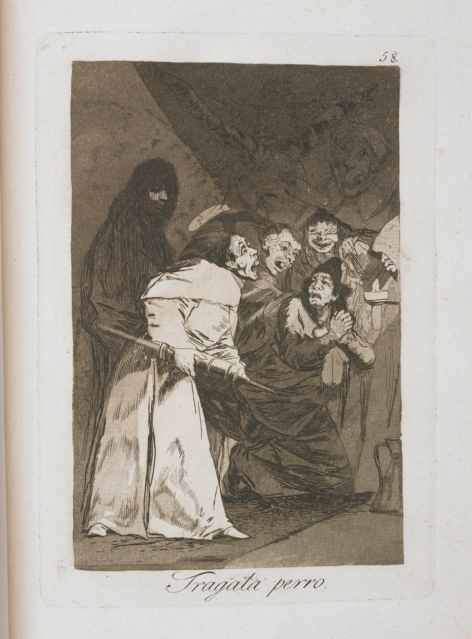 来自Los Caprichos的板块，1797-1798 作者 弗朗西斯科·德·戈雅