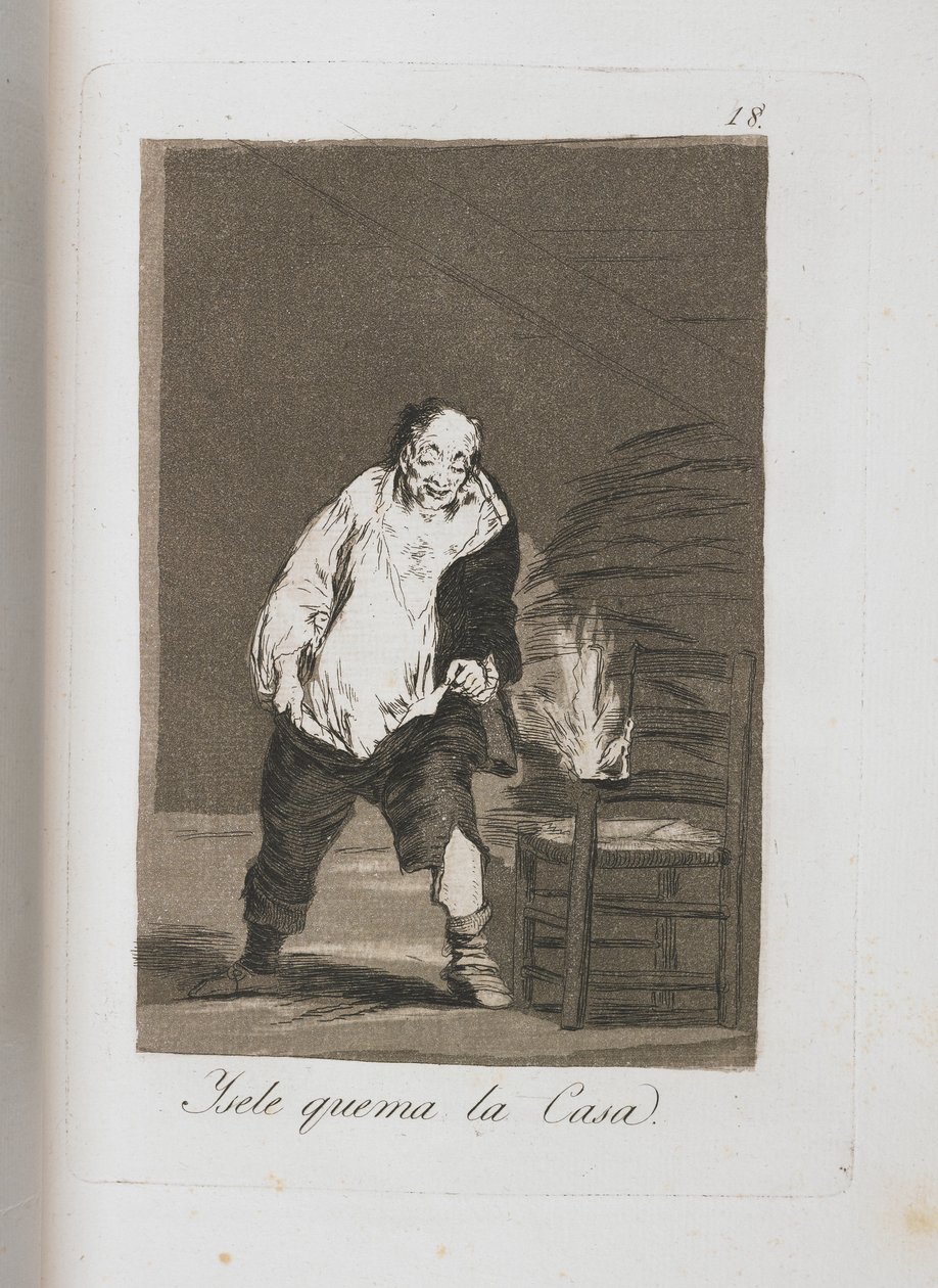 来自Los Caprichos的板块，1797-1798 作者 弗朗西斯科·德·戈雅