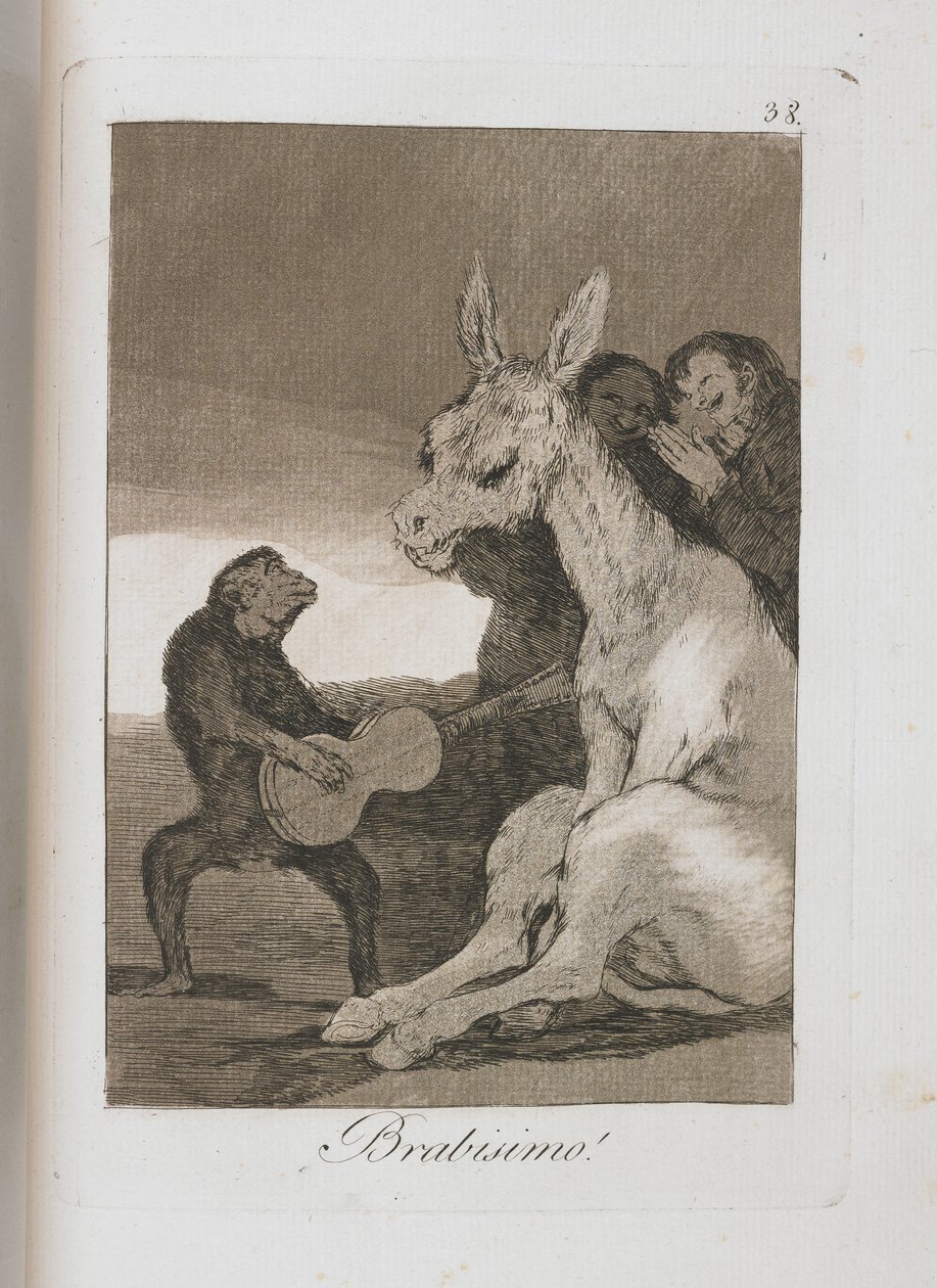 来自Los Caprichos的板块，1797-1798 作者 弗朗西斯科·德·戈雅
