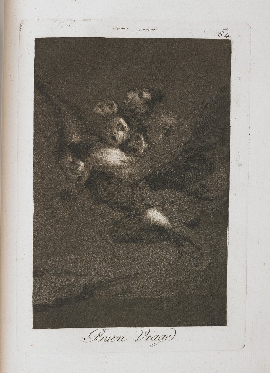 来自Los Caprichos的板块，1797-1798 作者 弗朗西斯科·德·戈雅
