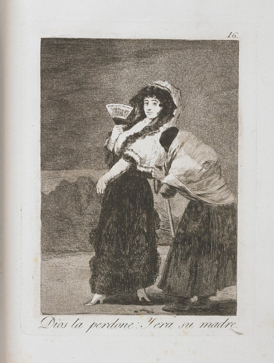 来自Los Caprichos的板块，1797-1798 作者 弗朗西斯科·德·戈雅