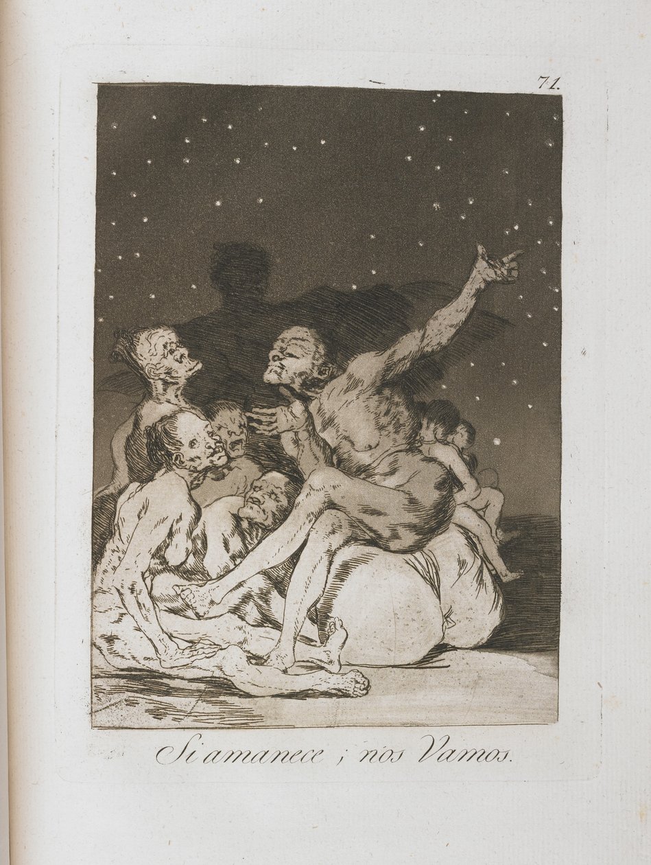 来自Los Caprichos的板块，1797-1798 作者 弗朗西斯科·德·戈雅
