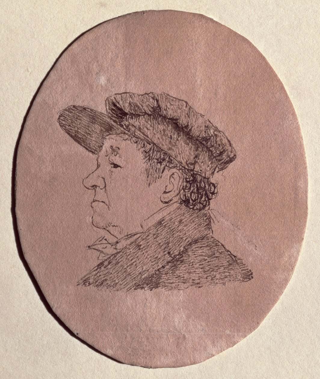 自画像，1824年 作者 弗朗西斯科·德·戈雅