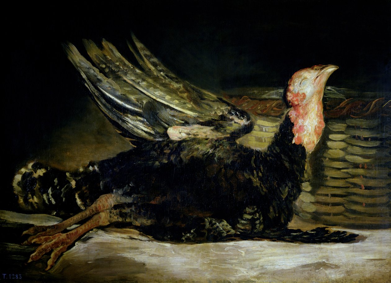 静物，c.1808-12 作者 弗朗西斯科·德·戈雅