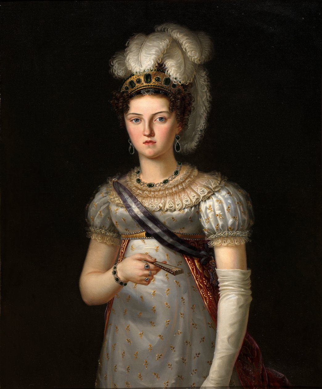 MaríaJosefaAmalia de Saxony，Fernando VII的第三任妻子 作者 Francisco Lacoma和Fontanet