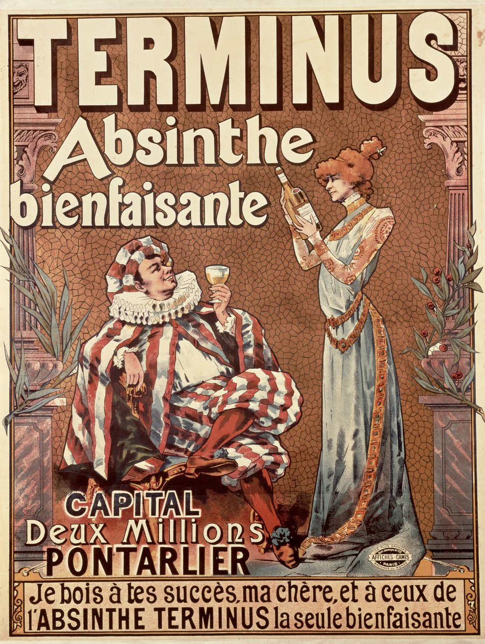 &39;Absinthe Terminus，Beneficent&39;，1896 作者 弗朗西斯科·塔玛格诺