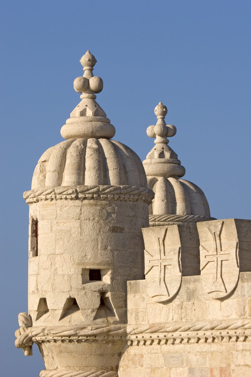 Torre de Belem，建于157479年的c.1514照片细节 作者 弗朗西斯科·德·阿鲁达