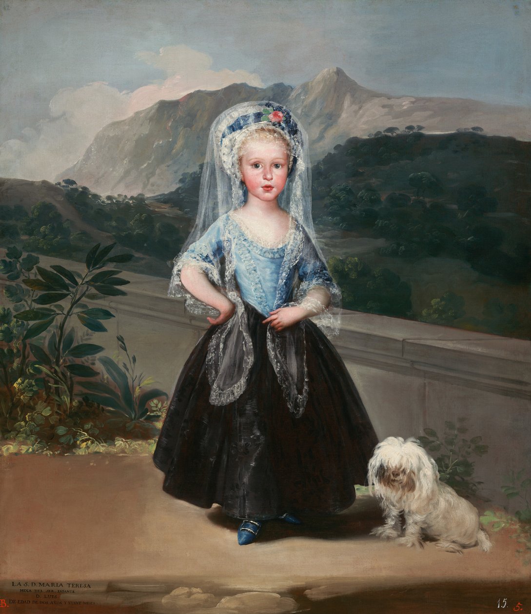 María Teresa de Borbón y Vallabriga，后来的Chinchón伯爵夫人 作者 弗朗西斯科·德·戈雅