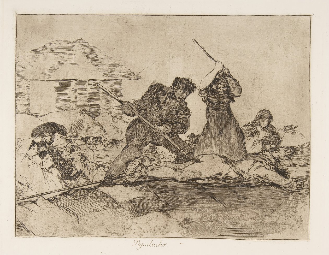 《战争灾难》：《战争灾难：拉比...》，第10版，第18版，1863年出版。 作者 弗朗西斯科·德·戈雅