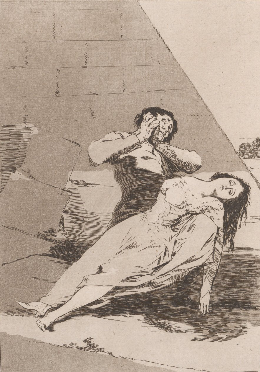 板块9来自 "Los Caprichos"：Tantalus Tantalo., 1799., 1799. 作者 弗朗西斯科·德·戈雅
