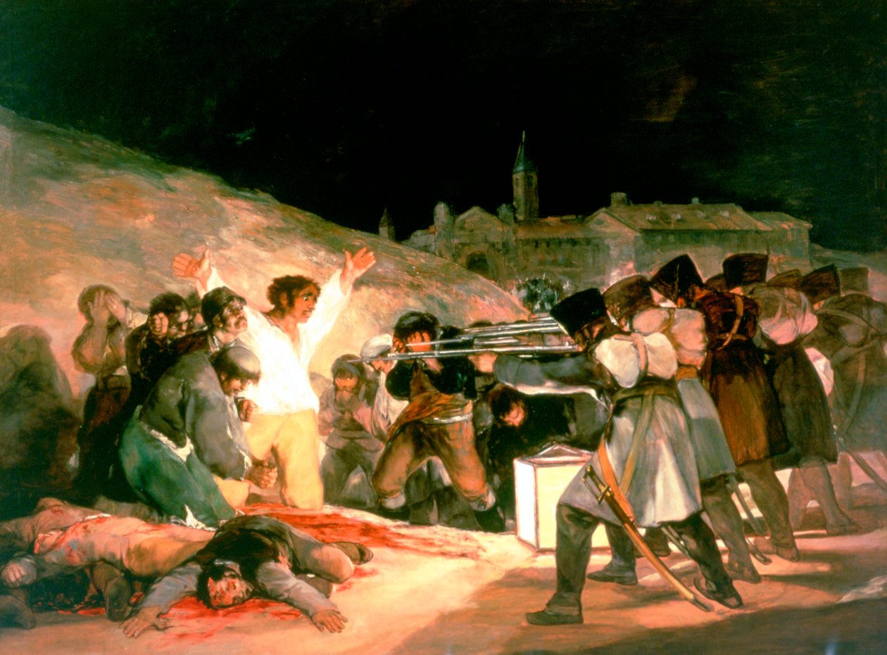1808年5月3日的枪击事件》，1814年 作者 弗朗西斯科·德·戈雅
