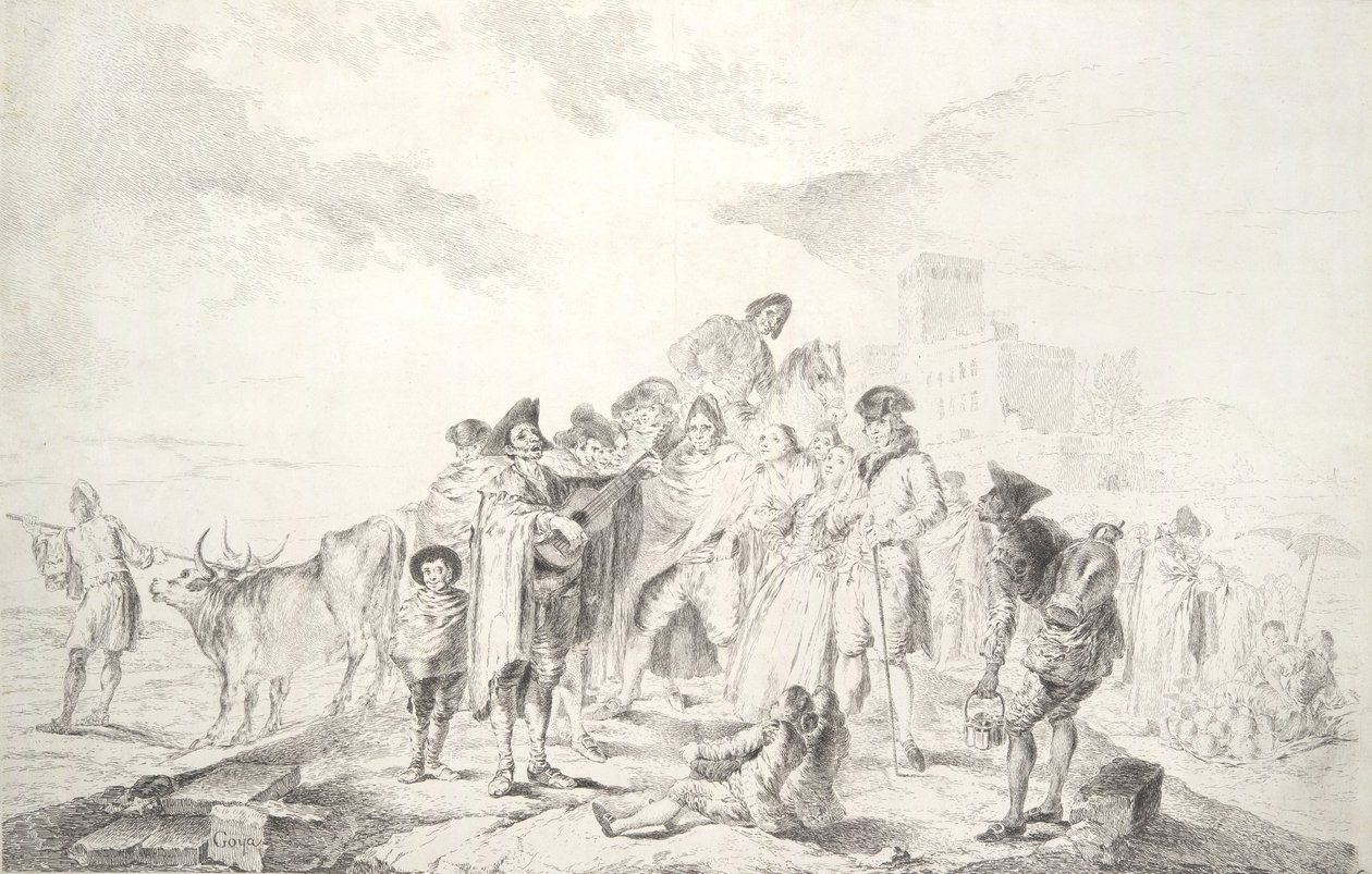 盲人吉他手 El ciego de la guitarra, ca. 1778., ca. 1778. 作者 弗朗西斯科·德·戈雅