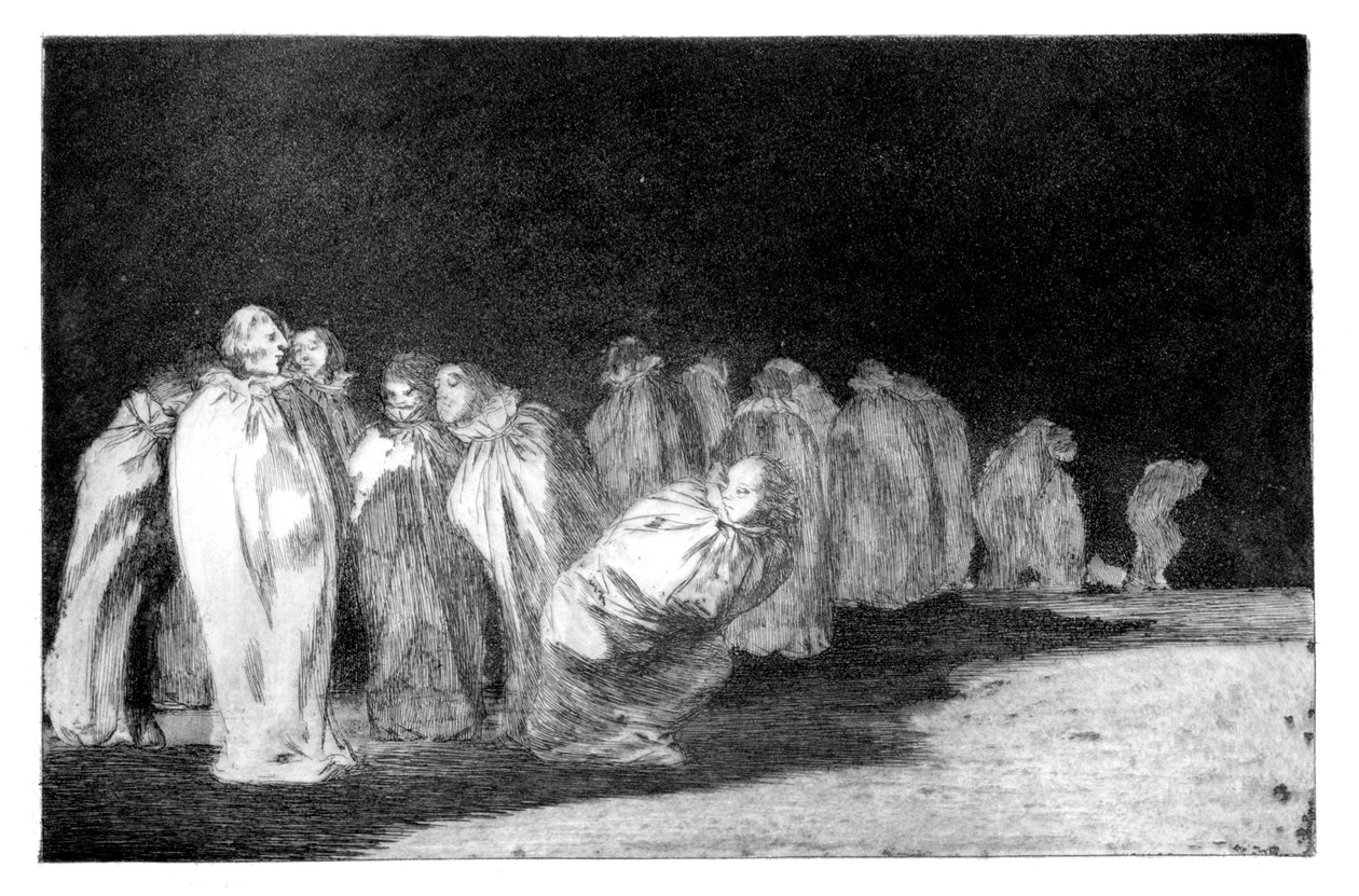 麻袋里的男人，1819-1823年 作者 弗朗西斯科·德·戈雅