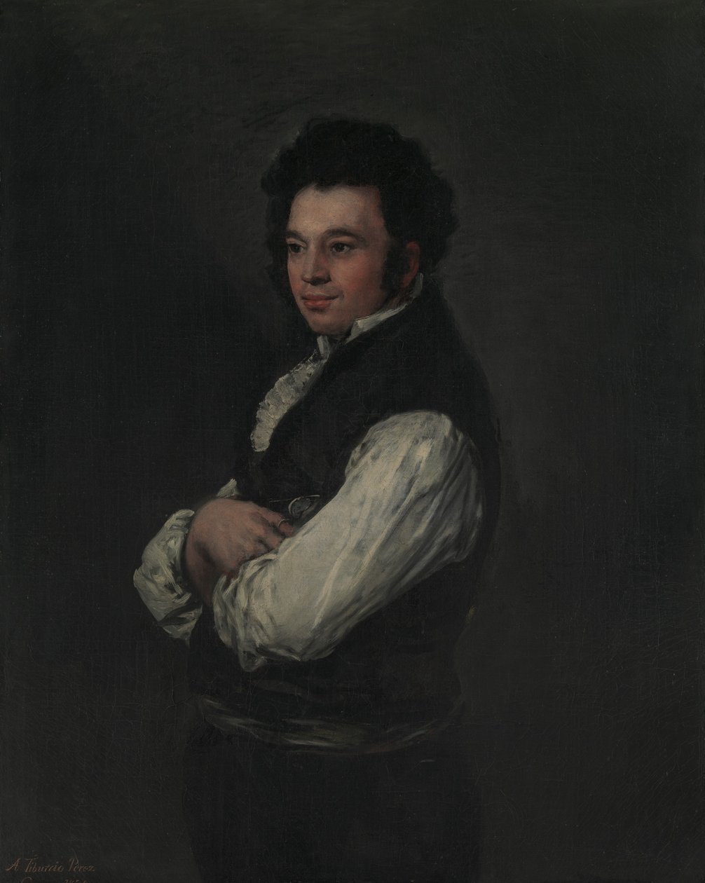 TiburcioPérezy Cuervo 178586-1841，建筑师，1820年。 作者 弗朗西斯科·德·戈雅