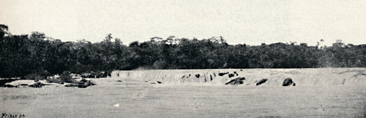 Salto Grande Rio Paranapanema，1895年 作者 弗朗西斯科·亨斯勒