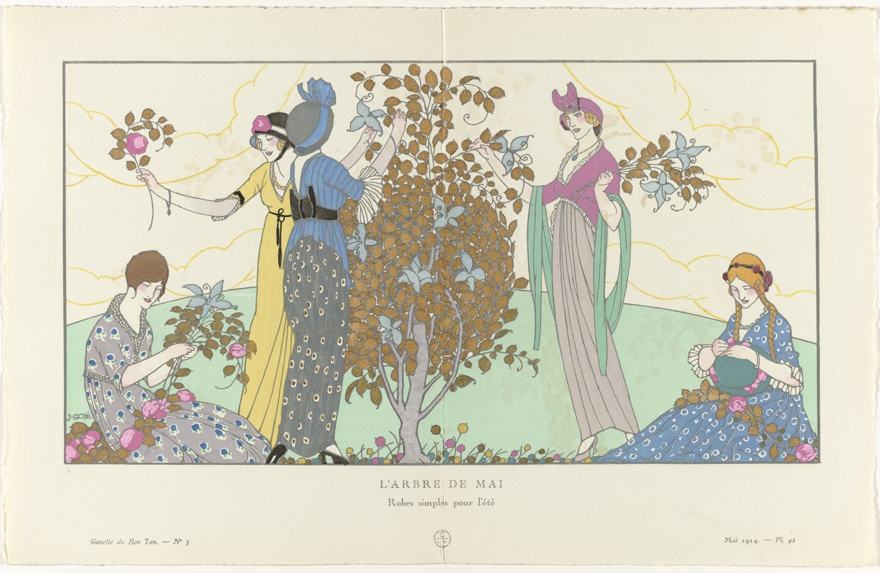 Gazette du Bon Ton》，1914 年 - 第 5 期，第 42 插图：L
