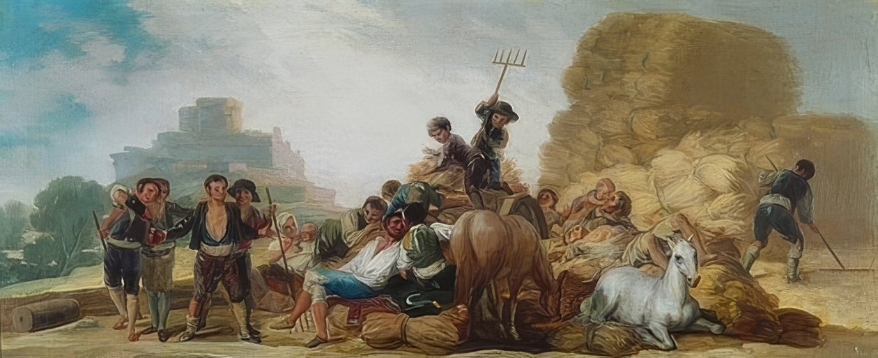 La Era o El Verano（打谷场或夏天）。 1786年 作者 弗朗西斯科·德·戈雅