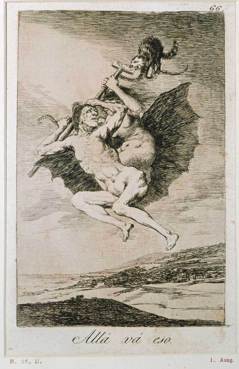 Alla va eso（蚀刻版画） 作者 弗朗西斯科·何塞·德·戈雅 y Lucientes