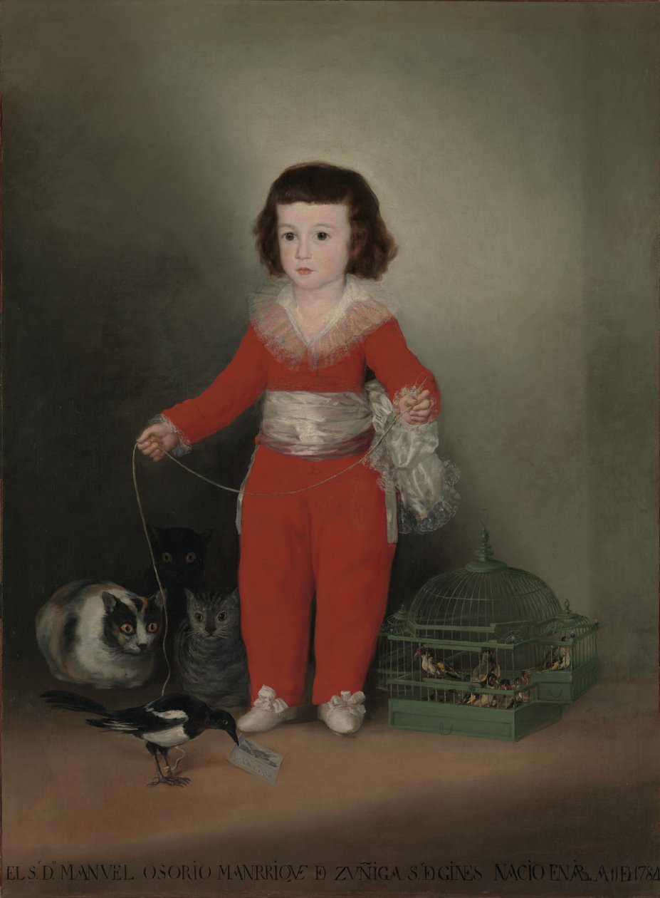 唐·曼努埃尔·奥索里奥·曼尼奎·祖尼加（1784-92） 作者 弗朗西斯科·德·戈雅