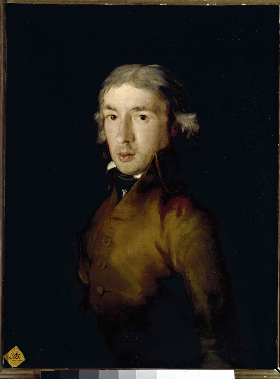 Portrait of Leandro Fernandez de Moratin, Spanish poet and playwright. (oil on canvas 作者 弗朗西斯科·德·戈雅