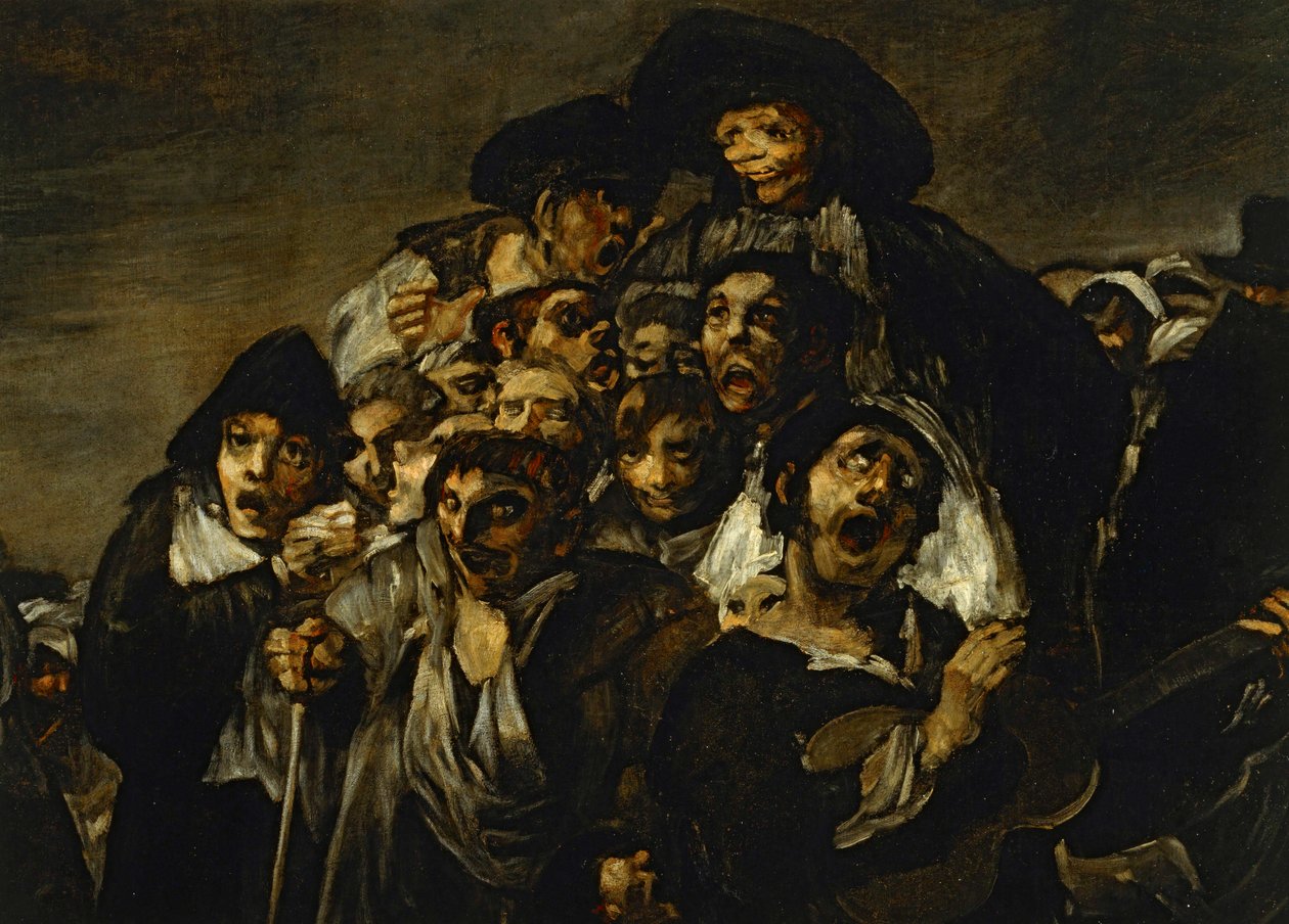 圣伊西多尔日......（布面油画） 作者 弗朗西斯科·何塞·德·戈雅 y Lucientes