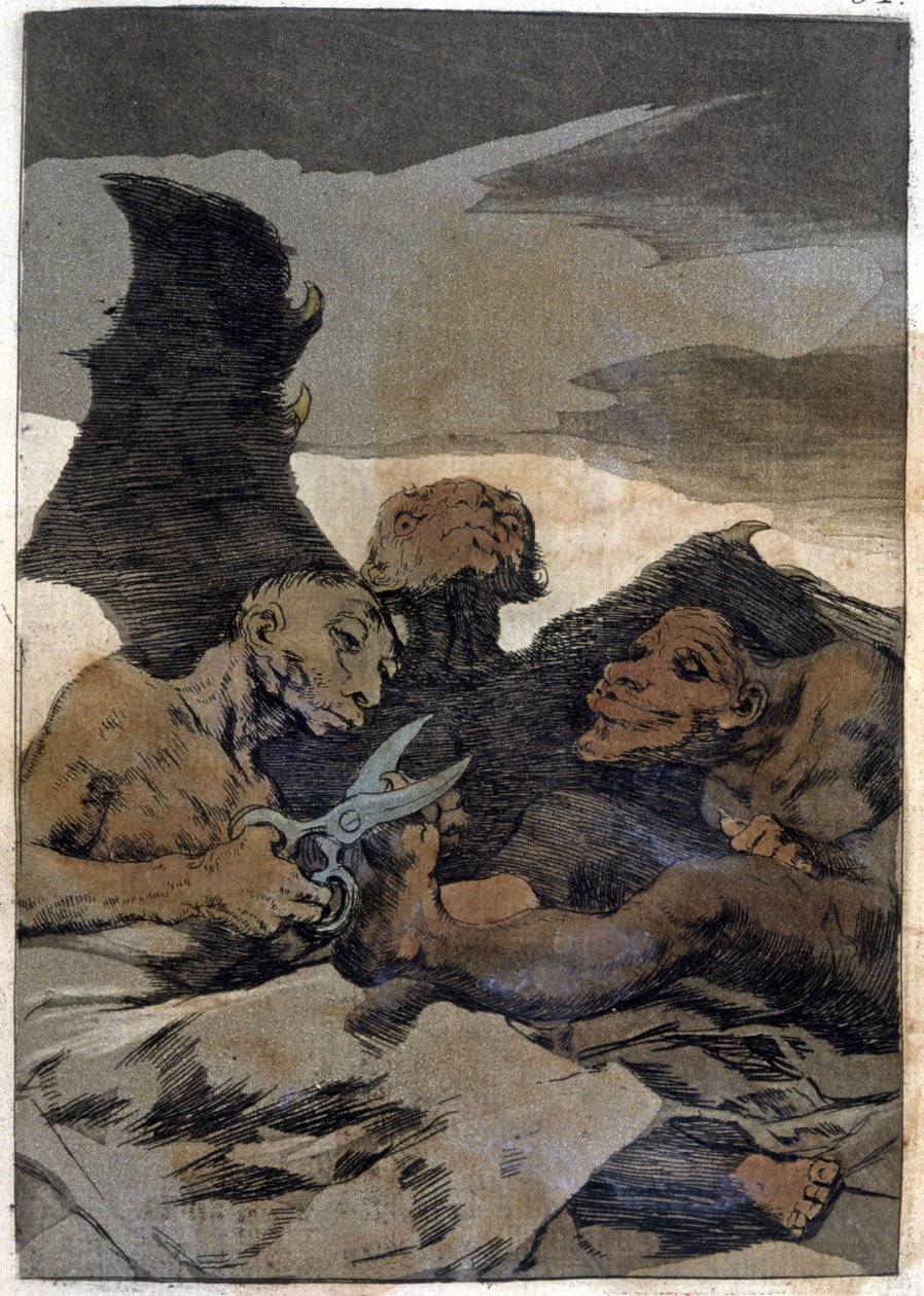 Se Repulen（他们做得很好），c。 1802（刻） 作者 弗朗西斯科·何塞·德·戈雅 y Lucientes