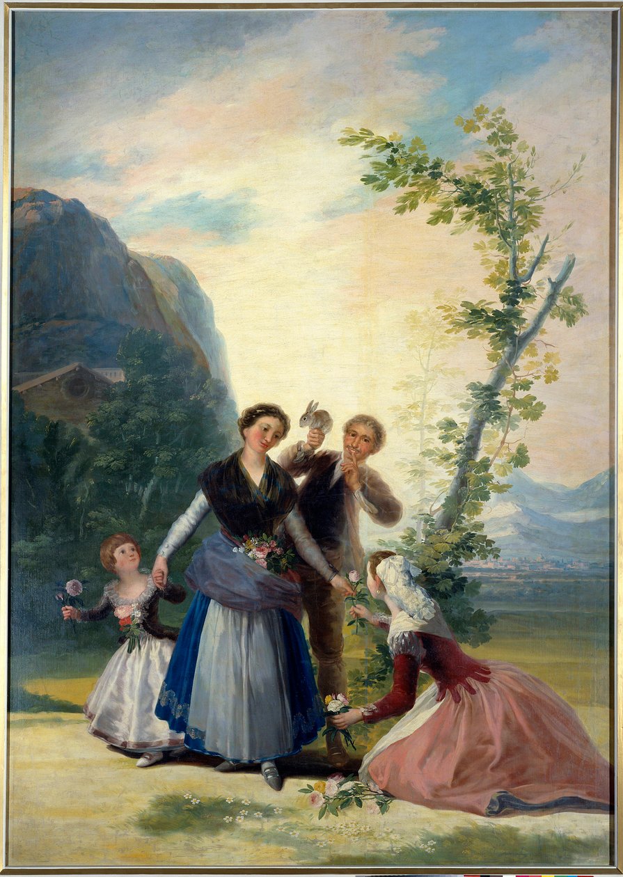 弗朗西斯科·德·戈雅 (Francisco de Goya) (1746-1828) 19 世纪的春季绘画。 暗淡。 2.77 X 1.92 米。 马德里。 普拉多博物馆 作者 弗朗西斯科·德·戈雅