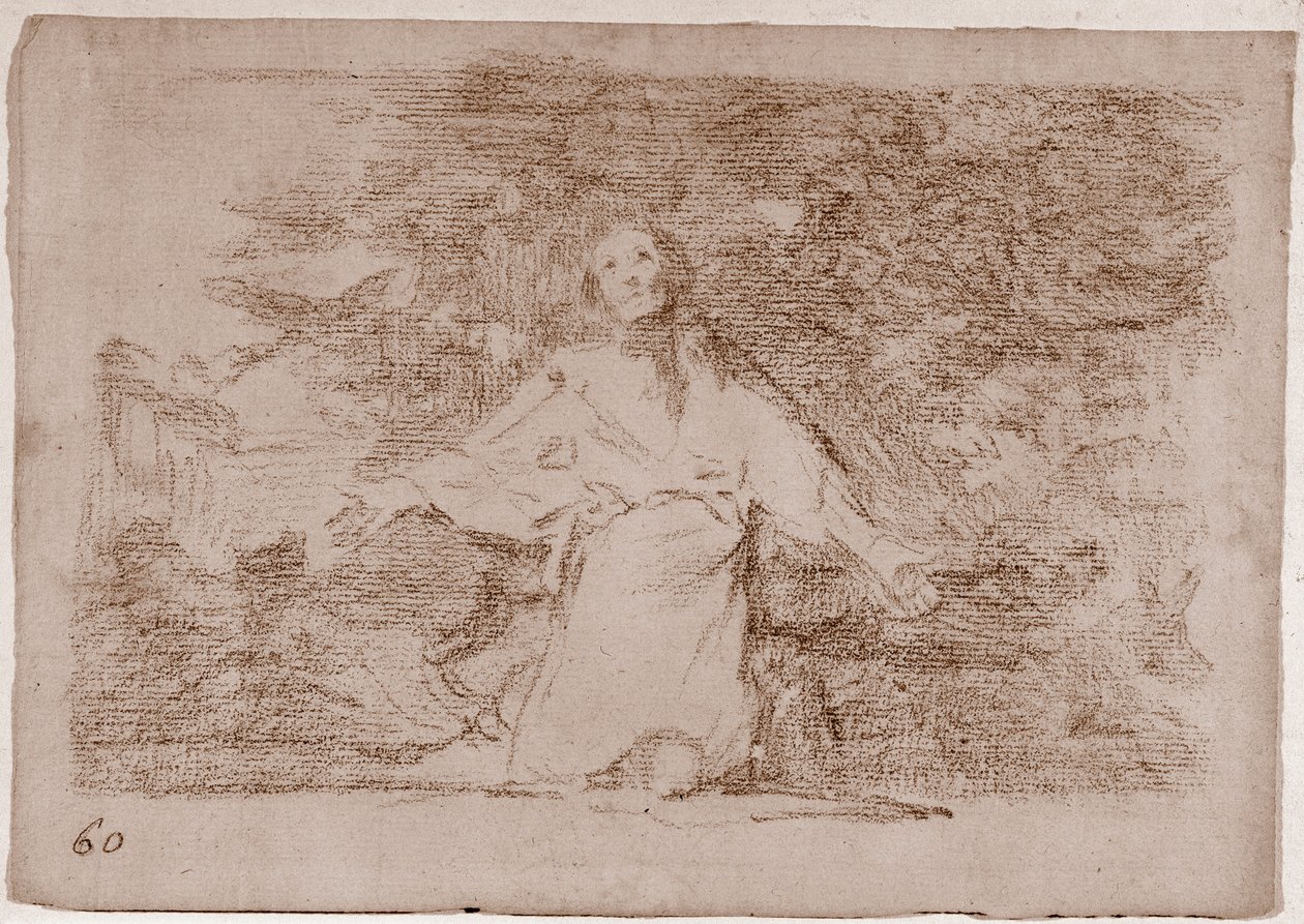 The Disasters of War : Gloomy forebodings of what will happen (preparatory drawing 作者 弗朗西斯科·德·戈雅