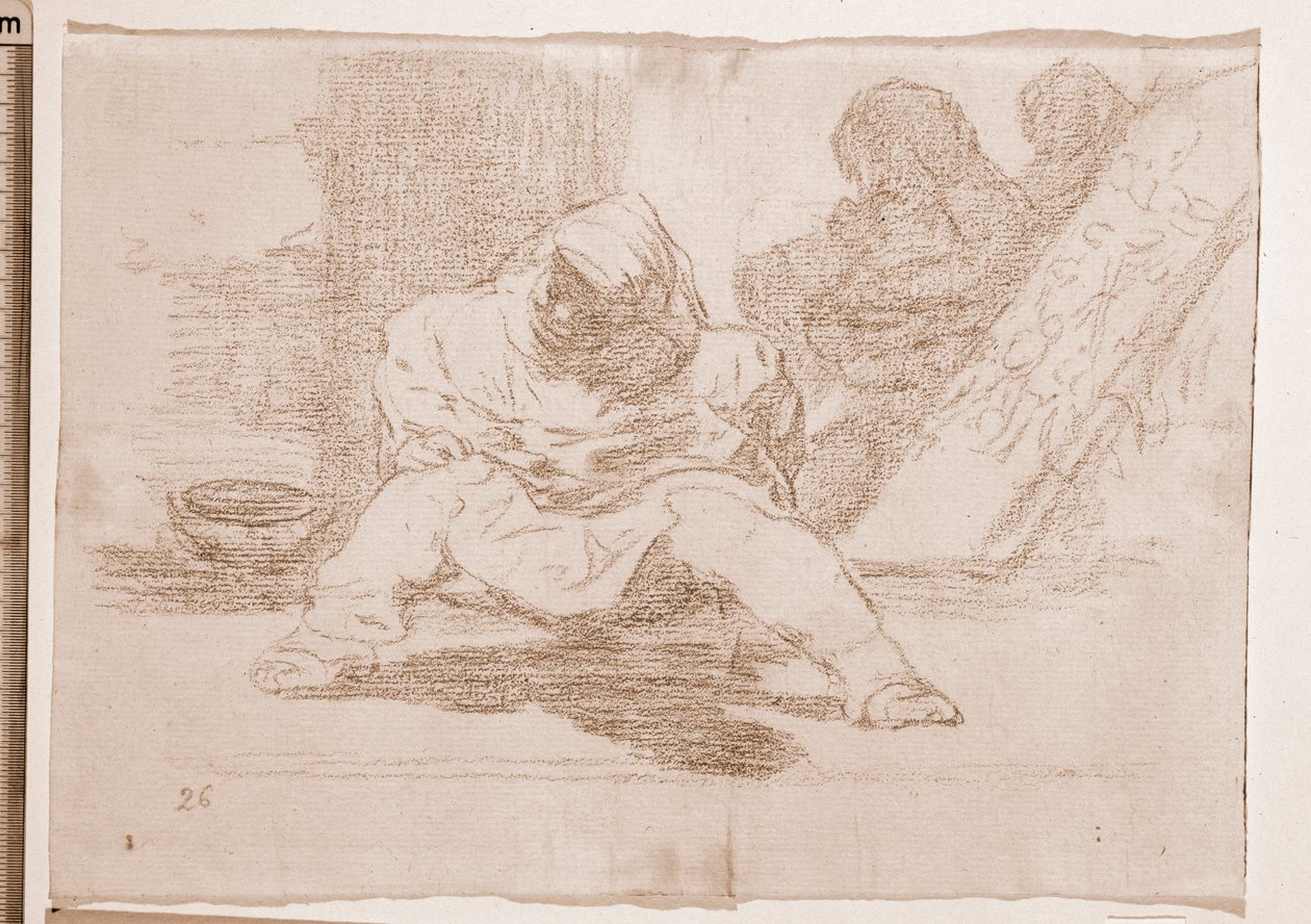 战争的灾难：多么疯狂!(预备画 作者 弗朗西斯科·德·戈雅