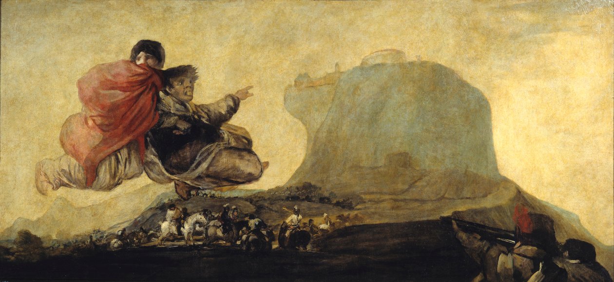 The Sabbath of witches or Fantastic Vision El Aquelarre. Painting by Francisco de Goya (1746-1828) 1819-1823 Sun. 1,23x2,65 m Madrid, Prado Museum 作者 弗朗西斯科·德·戈雅