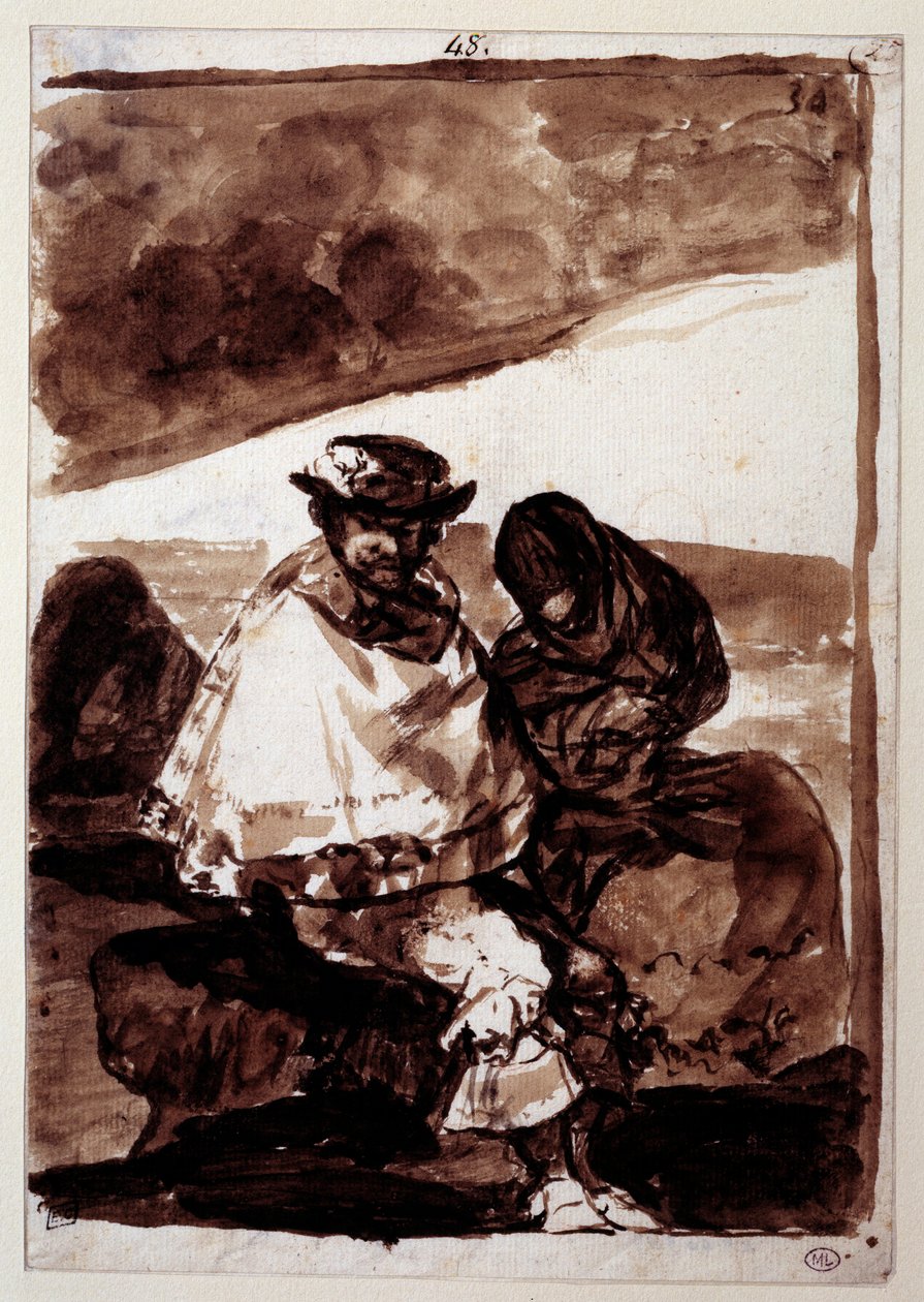 日期。弗朗西斯科-德-戈雅（1746-1828）的绘画作品 作者 弗朗西斯科·德·戈雅