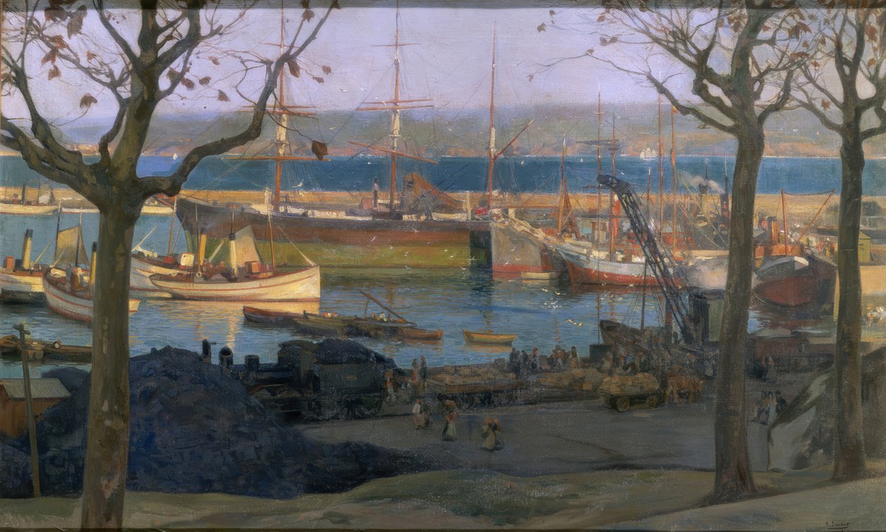 Puerto de la Coruna - Muelle de Santa Lucia 作者 弗朗西斯科·洛伦斯·迪亚兹