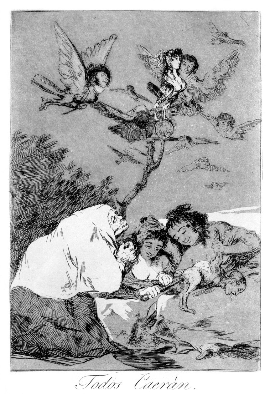 一切都会倒下，1799年 作者 弗朗西斯科·德·戈雅
