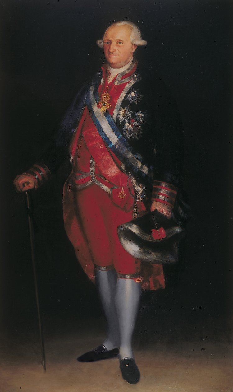查德四世（Guardias de Corps）上校制服，1800年 作者 弗朗西斯科·德·戈雅