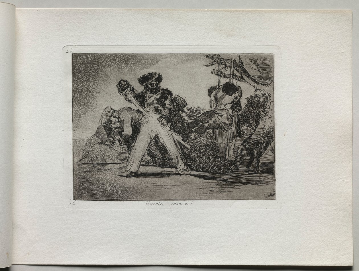 《战争灾难：那是艰难的》，1810-1820年。 作者 弗朗西斯科·德·戈雅