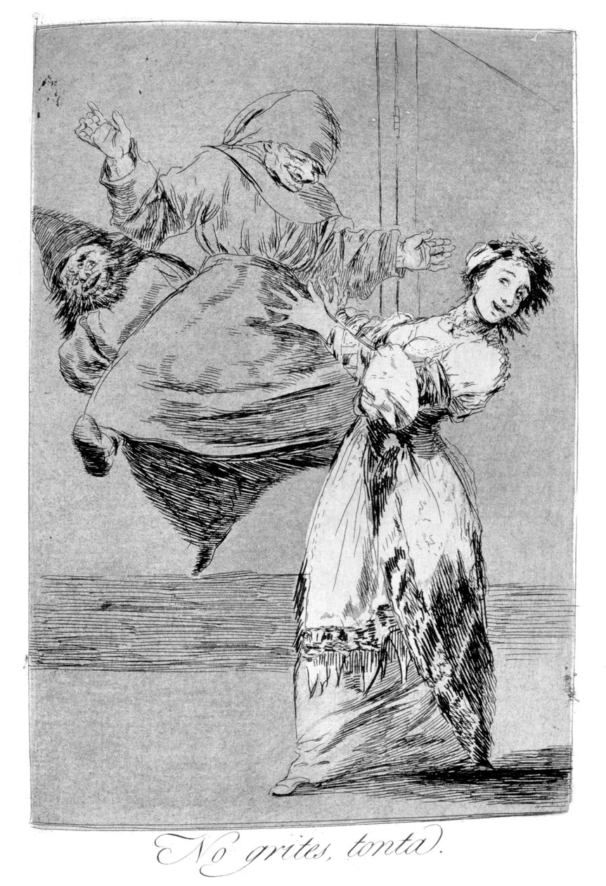 别喊你白痴，1799年 作者 弗朗西斯科·德·戈雅