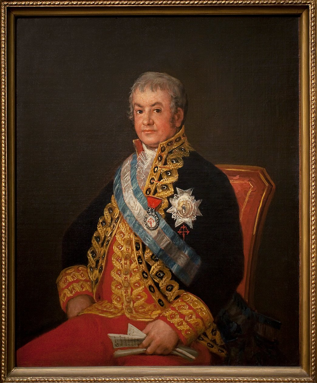 Don Jose Antonio，Marquis de Caballero，1807 作者 弗朗西斯科·德·戈雅