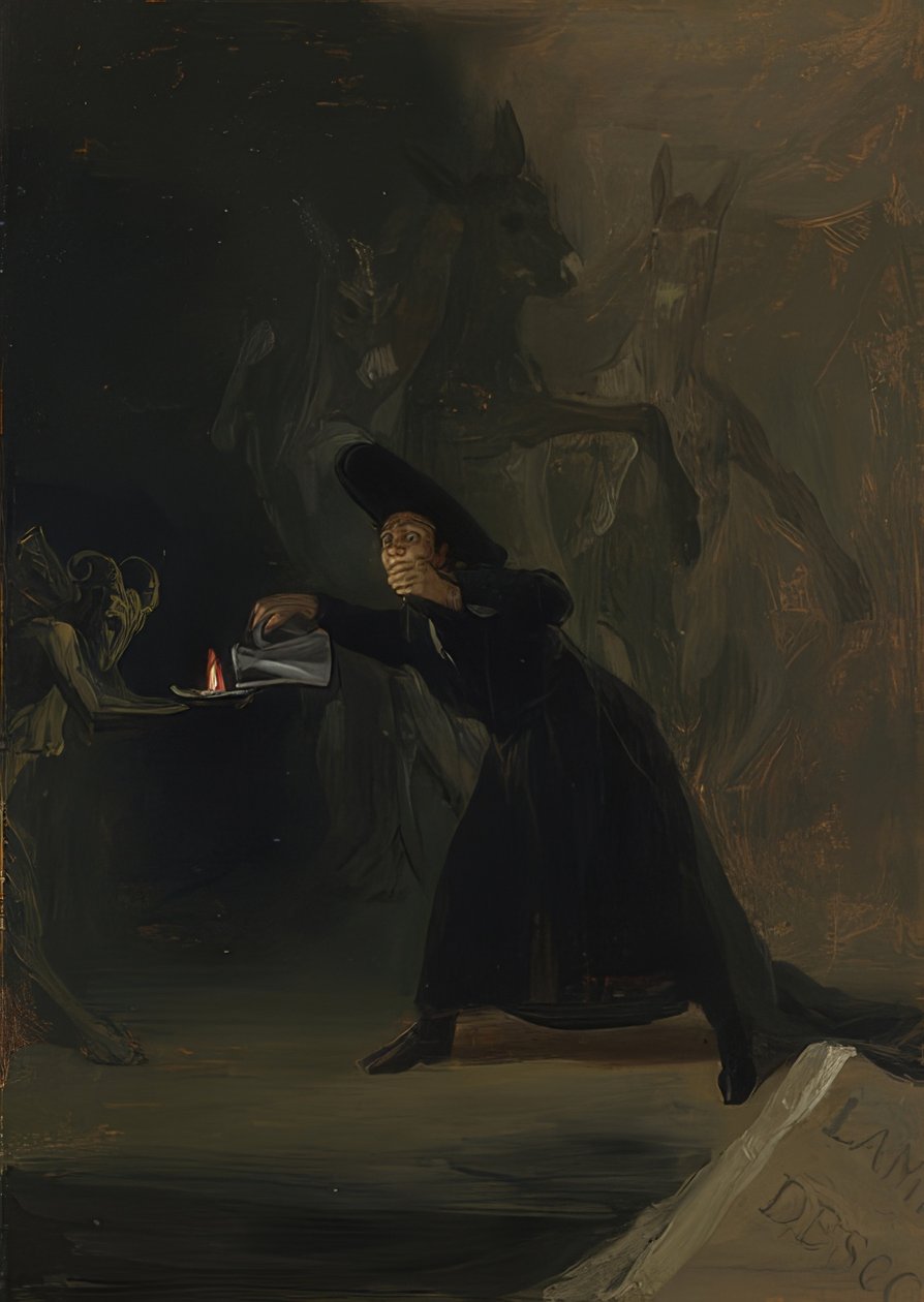 Eine Szene aus他被von Antonio de Zamora部队迷住了。 1798年 作者 弗朗西斯科·德·戈雅