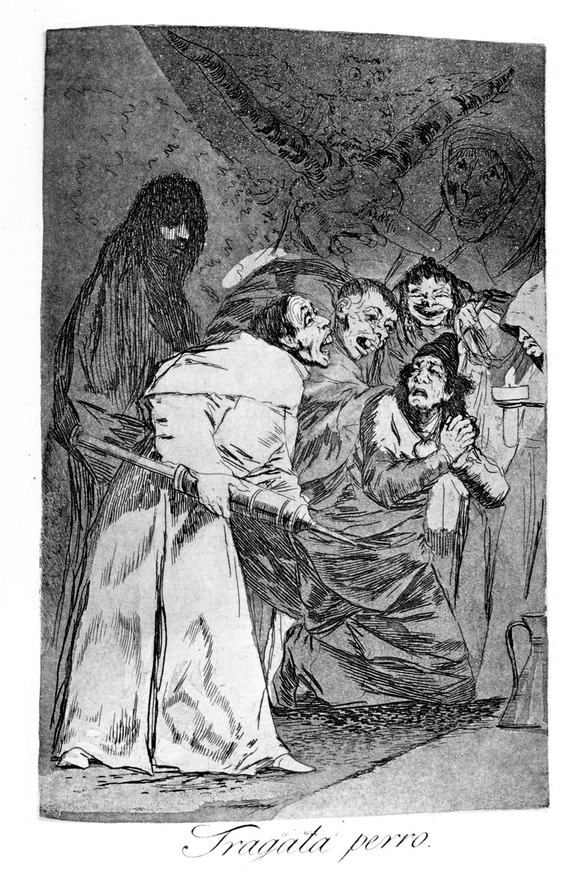 护卫犬，1799年 作者 弗朗西斯科·德·戈雅