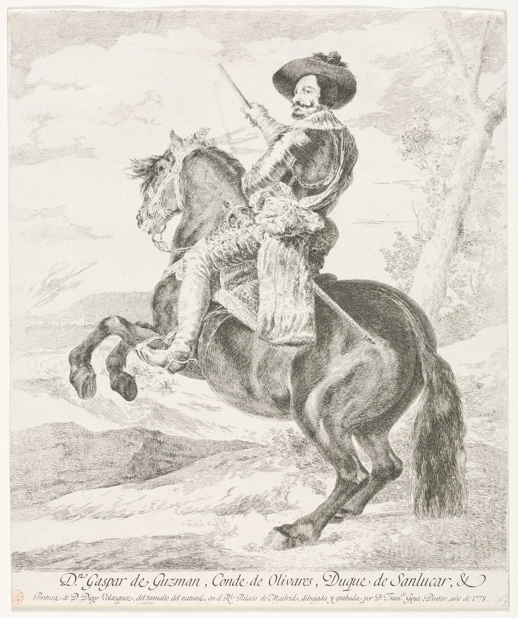 加斯帕·德·古兹曼（Gaspar de Guzman），1778年。 作者 弗朗西斯科·德·戈雅