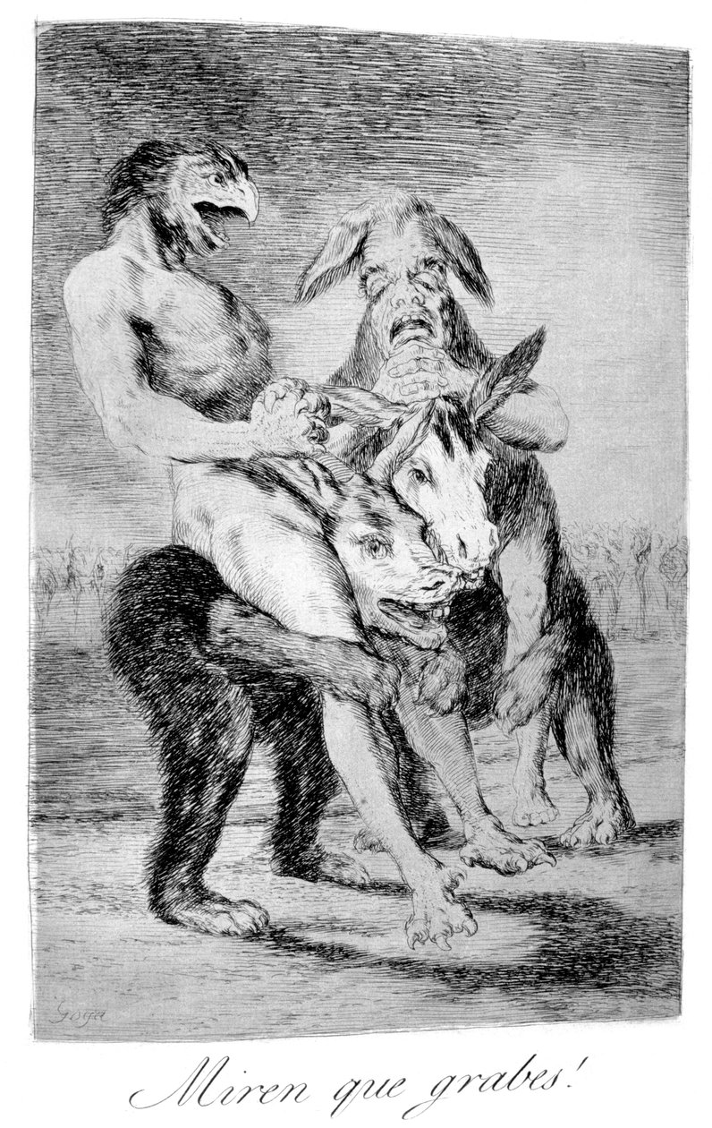 看看它们有多庄严！，1799年 作者 弗朗西斯科·德·戈雅