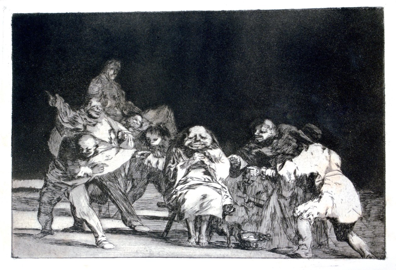 忠诚度，1819年至1823年 作者 弗朗西斯科·德·戈雅