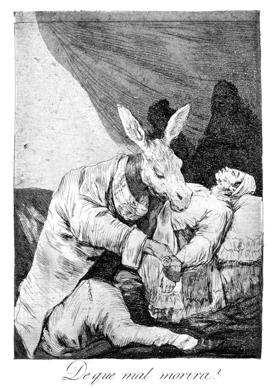 1799年，他去世了 作者 弗朗西斯科·德·戈雅