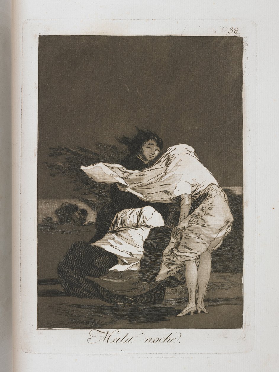 来自Los Caprichos的板块，1797-1798 作者 弗朗西斯科·德·戈雅