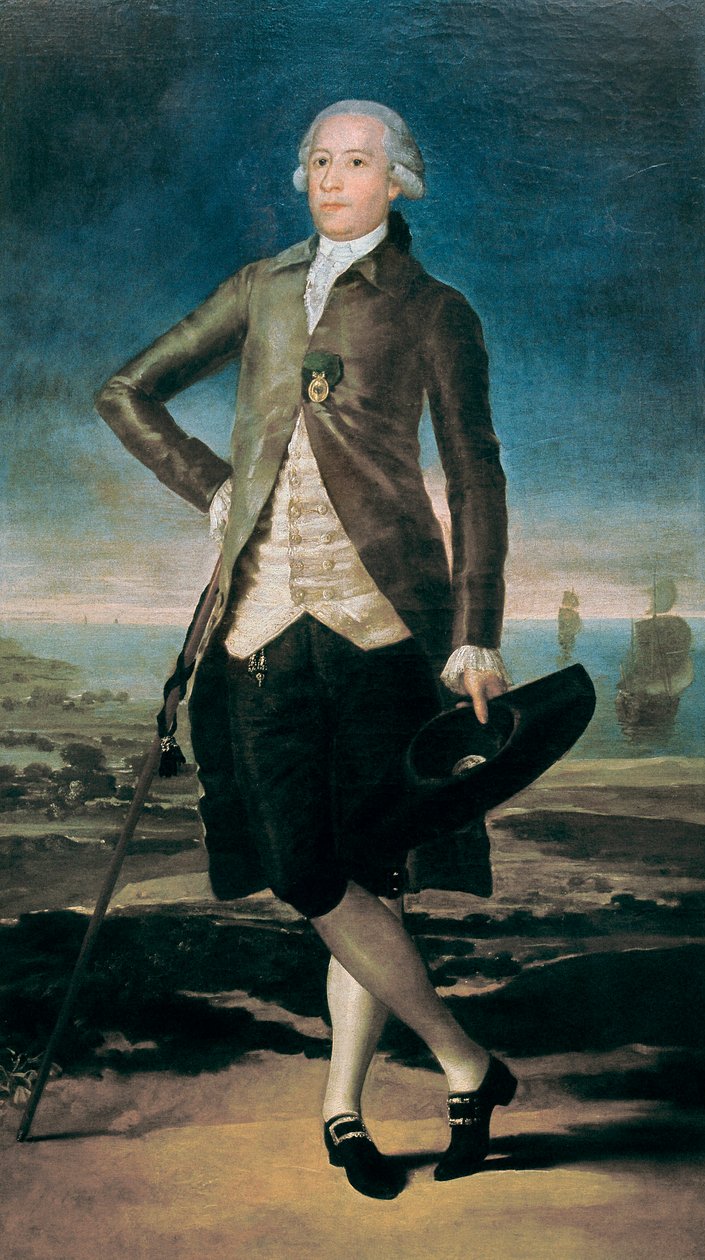 Gaspar Melchor de Jovellanos 的肖像，Francisco de Goya y Lucientes 作画 作者 弗朗西斯科·德·戈雅