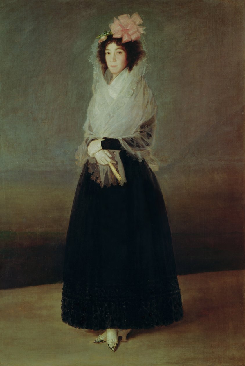 Carpio伯爵夫人的肖像（1757-95）Marquesa de la Solana，c.1793 作者 弗朗西斯科·德·戈雅