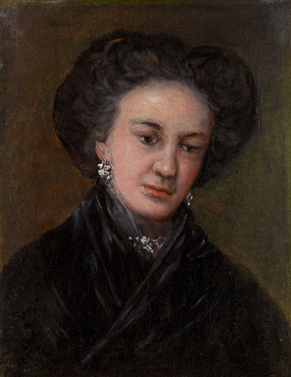 女演员丽塔·露娜（Rita Luna）1770-1832年肖像，19世纪初。 作者 弗朗西斯科·德·戈雅